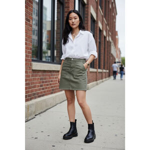 Sanctuary Olive Green Mini Skirt Size 6